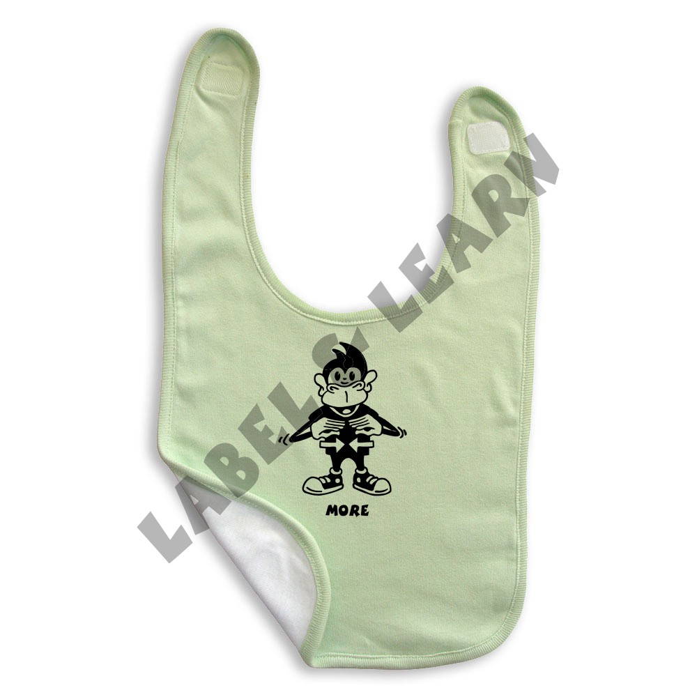 Green ASL More Baby Bib
